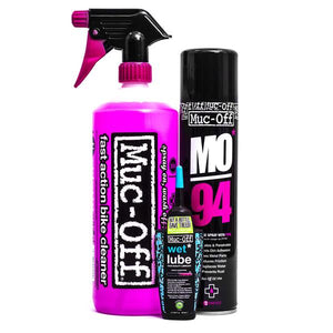 Komplet za pranje, zaščito in mazanje MUC-OFF Wash, Protect & Lube Kit